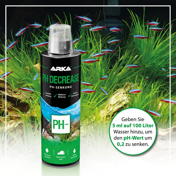 ARKA pH Decrease Süßwasser Info2