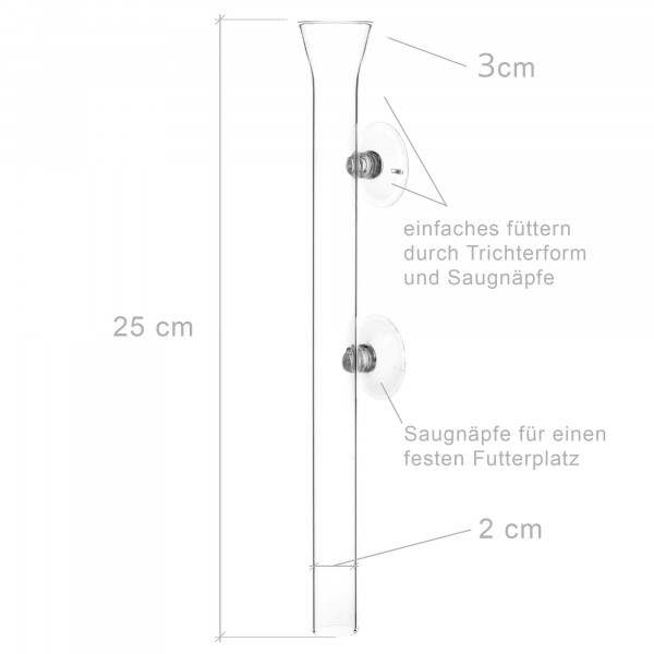 USCAPE - Futterrohr mit Trichter