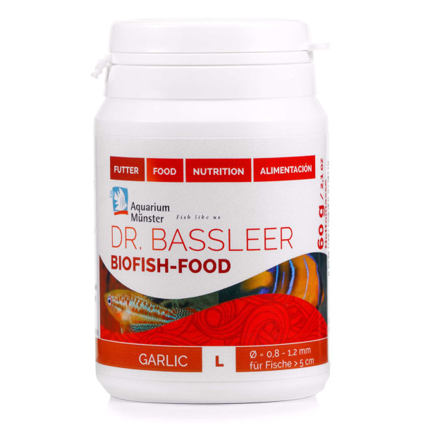 Aquarium Münster Dr. Bassleer BIOFISH FOOD Garlic L 60g