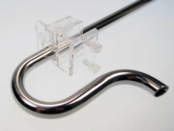 Plastik Halterung Edelstahl Inflow und Outflow