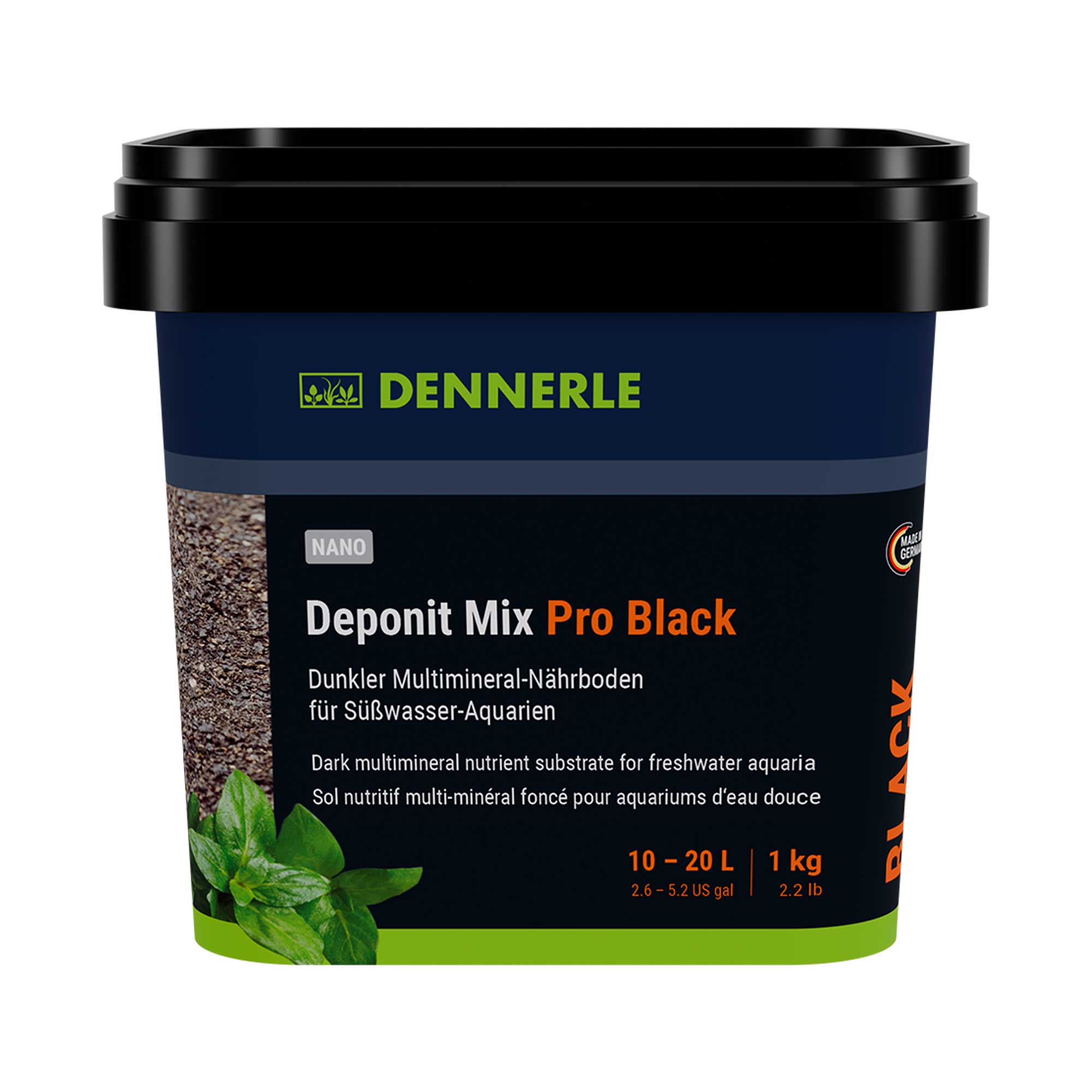 Dennerle | Nano Deponit Mix Pro black - 1kg | Nährboden & Zusätze ...