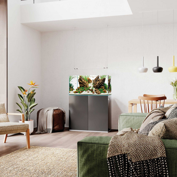 Oase ScaperLine 90 | Komplettset aus Aquarium und Unterschrank