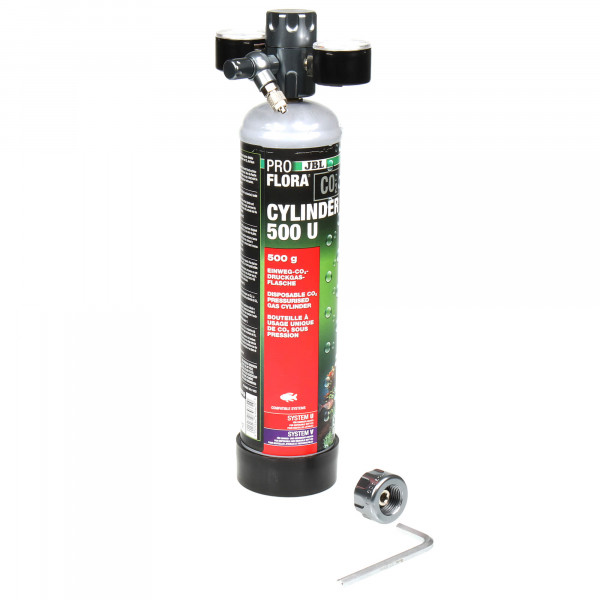 JBL ProFlora CO2 Regulator Advanced auf Einwegflasche (u)