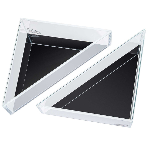 Me EcoShape Triangle | 2x Glasschale Optiwhite 20 x 20 x 8 cm