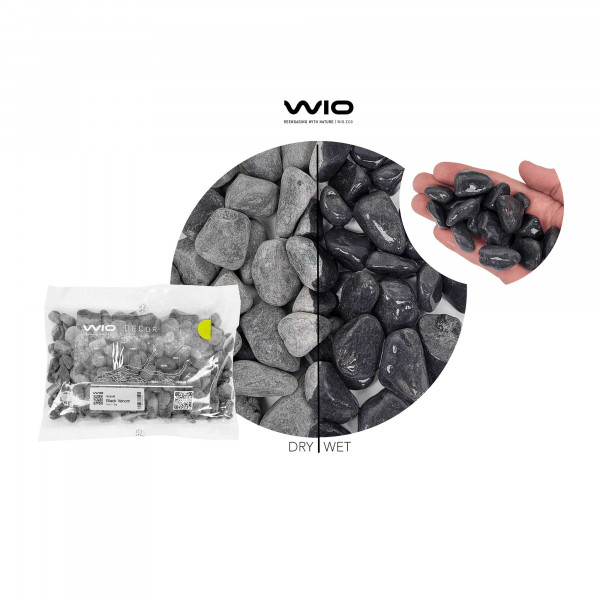 WIOdecor-Gravels | Black Venom Gravel, 2kg