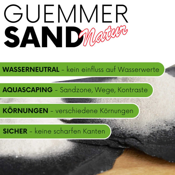 Guemmer-Sand Aquariensand vorteile