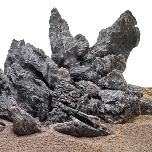 Schwarze Pagode Hardscape Aquascaping Aquaristik Gebirgslandschaft Aquarium