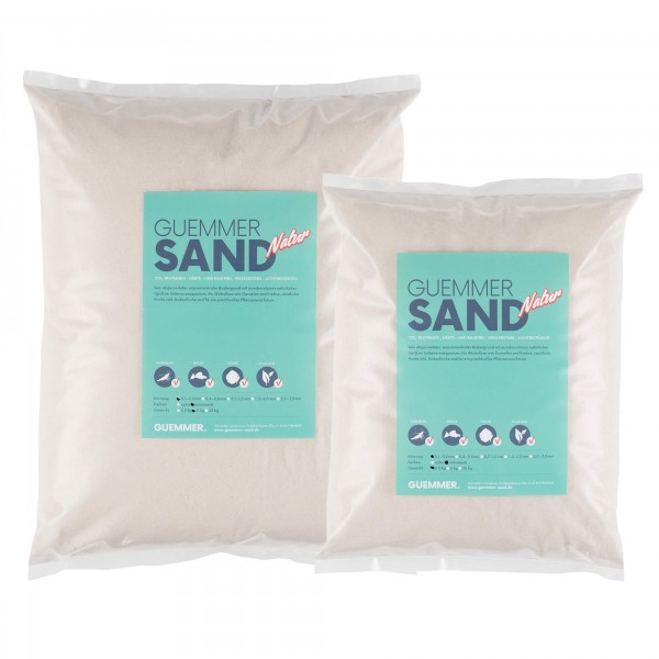 Guemmer-Sand Aquariensand naturweiß
