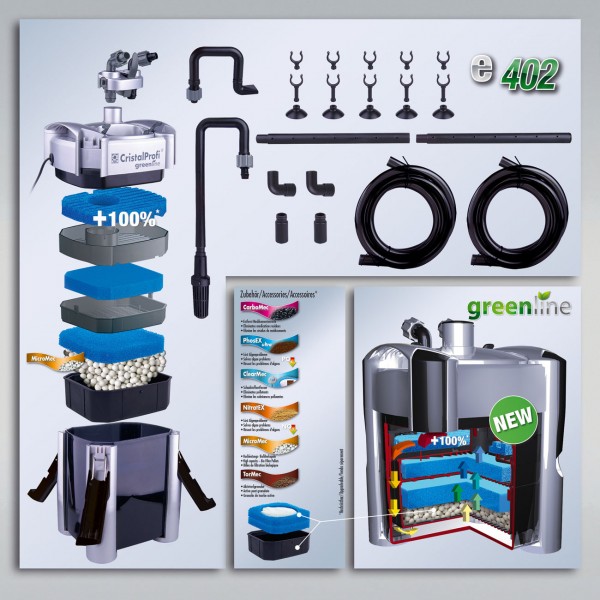 JBL CristalProfi e402 Aufbau