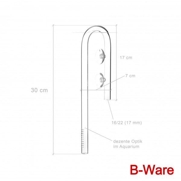 USCAPE - Inflow Filtereinlauf Glas | B-Ware