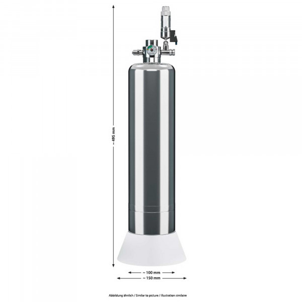 Arka MyScape Bio Co2 Starter-Set Medium 2,4 Liter Maße