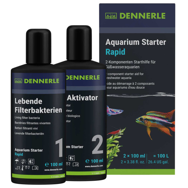 Dennerle Aquarium Starter Rapid - 2x100ml