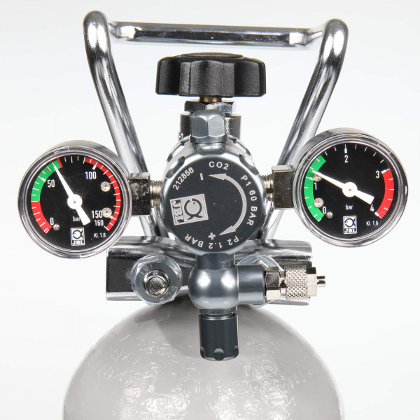 JBL ProFlora CO2 Regulator Advanced auf Mehrwegflasche (m)