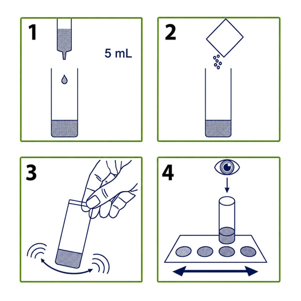 Aquarium Münster AQUAVITAL PH Powder-Pillow Test Anleitung