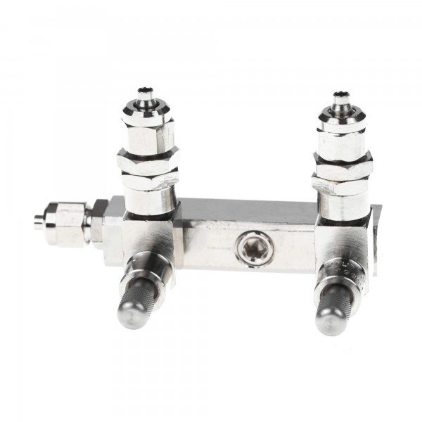 CO2 Verteiler 2er mit RV