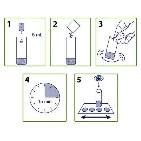 Aquarium Münster AQUAVITAL NH4/NH3 Powder-Pillow Test (Ammonium/Ammoniak) Anleitung