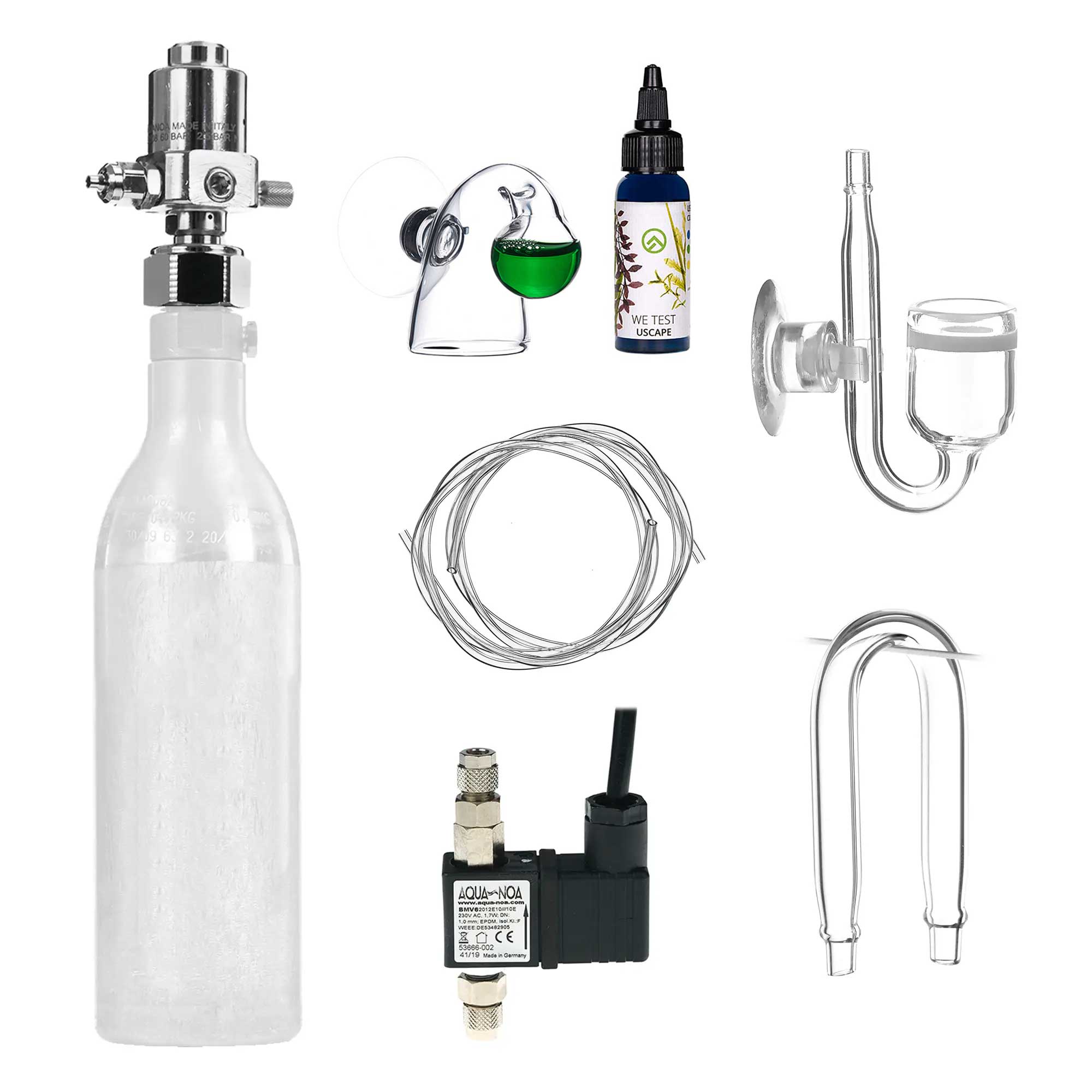 OCOPRO CO2 Nadelventil – Feinnadelventil Für CO2-Druckminderer, 1/8 Zoll, Für 4/6 Mm Schläuche, Made In Germany