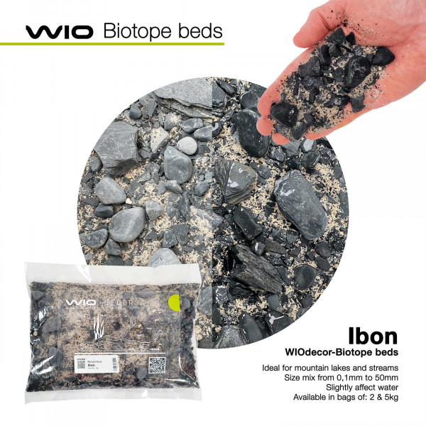 WIOdecor-BiotopeBeds | Ibon Mix Europe, 2kg | 0,1-50mm