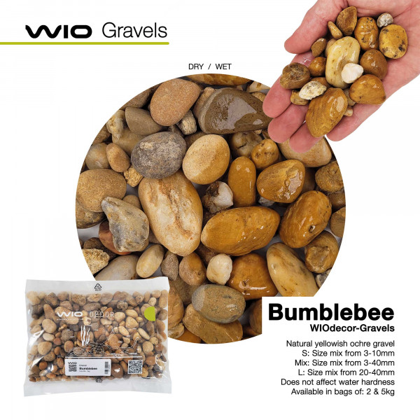 WIOdecor-Gravels | Bumblebee Gravel, 2kg
