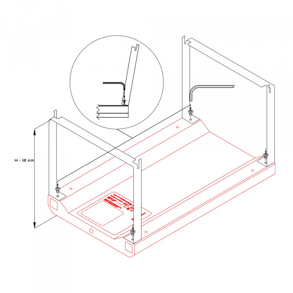 Skylight Hyperbar Edge Holder