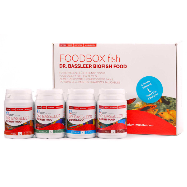 Aquarium Münster Dr. Bassleer BIOFISH FOODBOX FISH L Inhalt
