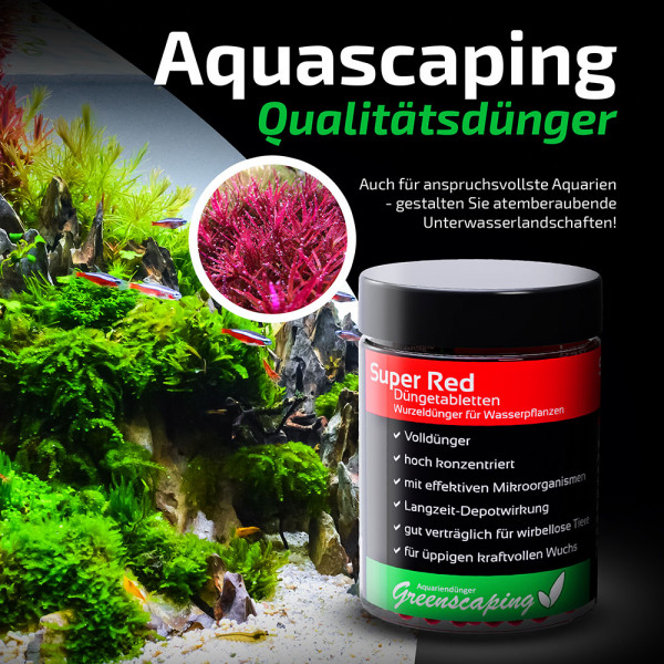 Greenscaping Super Red Düngetabletten Aquascaping