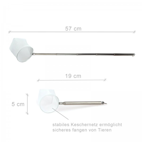 USCAPE Garnelenkescher Abmessungen