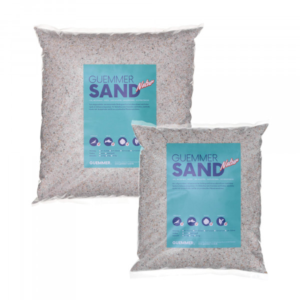 Guemmer-Sand naturweiß | natürlicher Aquariumsand