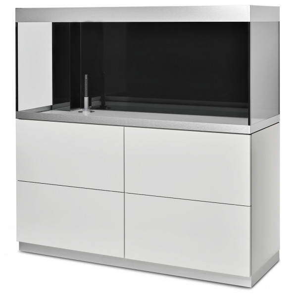 Oase HighLine Optiwhite 400 | Set aus Aquarium und Unterschrank