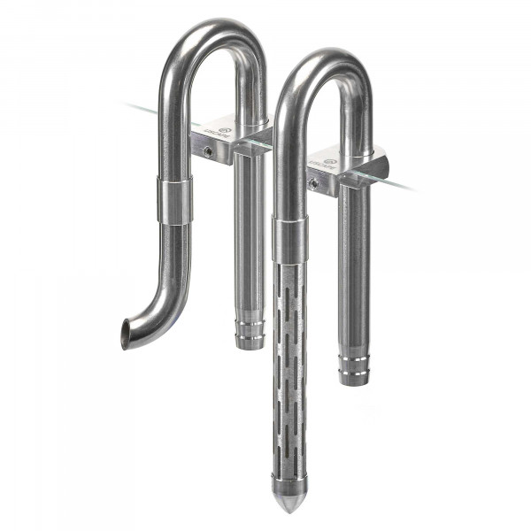 USCAPE Mini Edelstahl Filter Ein-/Auslauf Set | Inflow-Outflow
